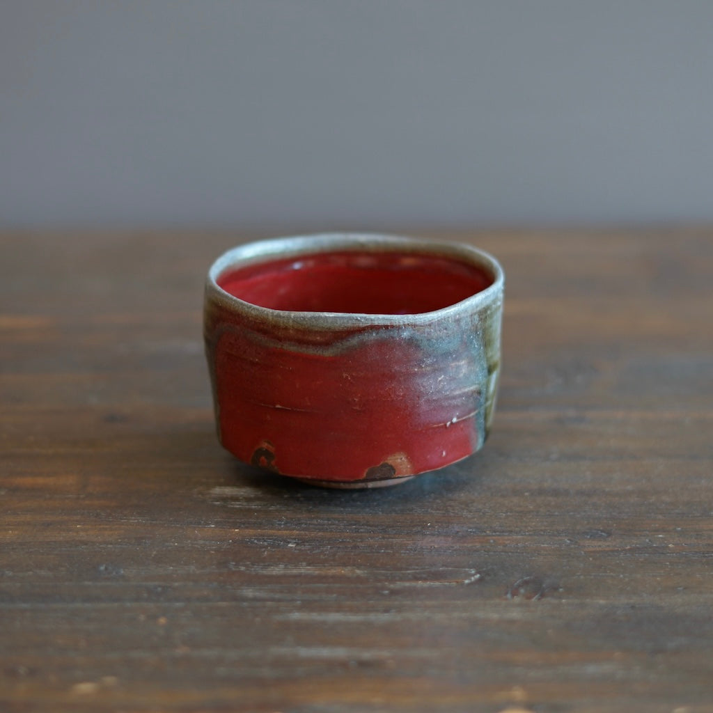 Red Tea Bowl #SY542