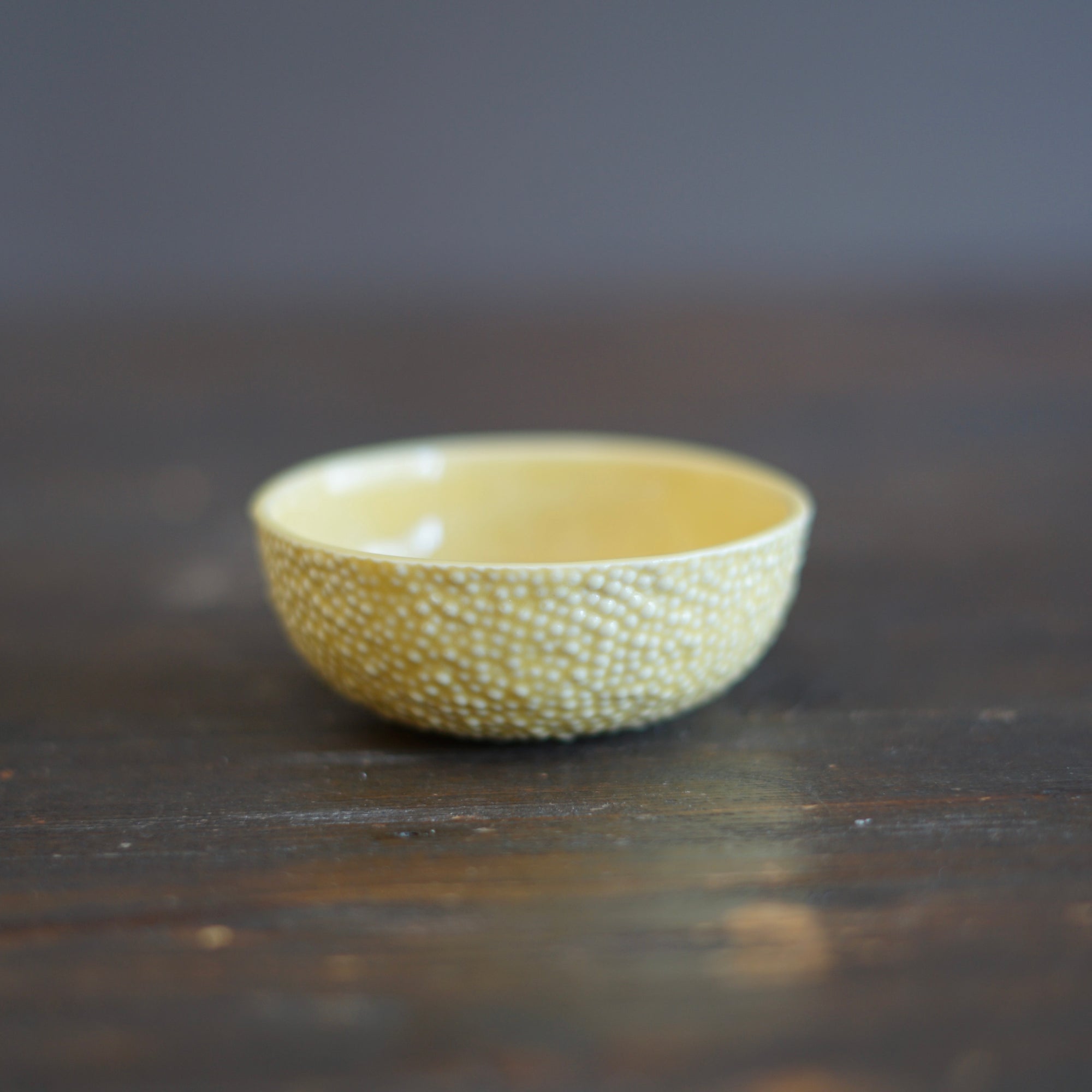Small Yellow Caviar Dish #LK864B