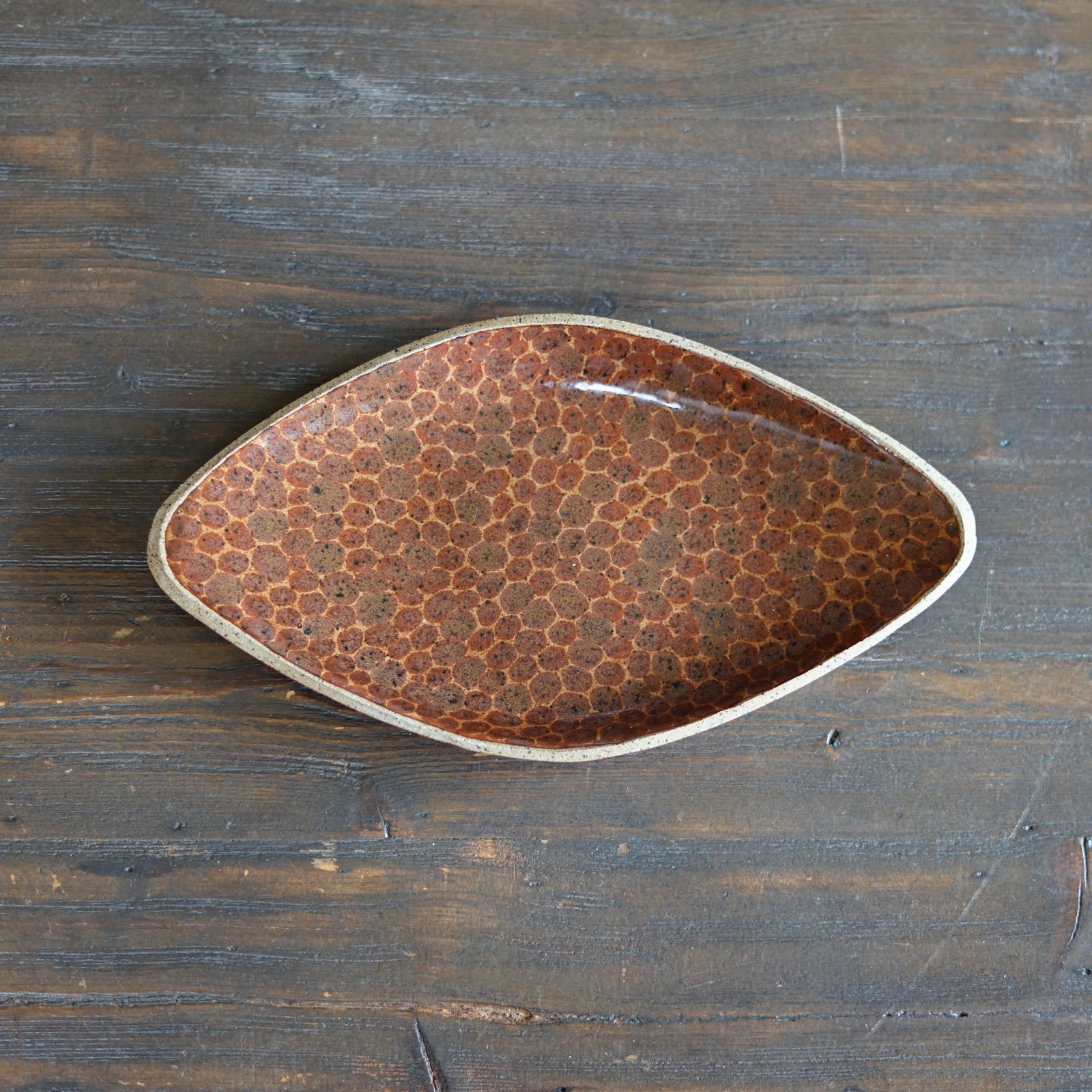 Brown Dots Medium Diamond Plate #LK829B