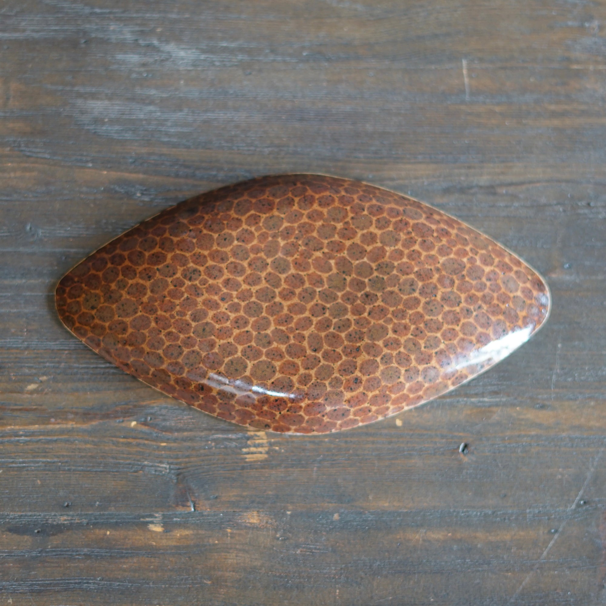 Brown Dots Medium Diamond Plate #LK829C