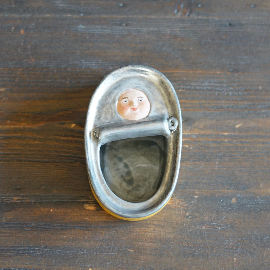 Yellow Sardine Mascot Tin #OKA8A