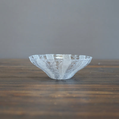 White Lace Glass Bowl #U4N