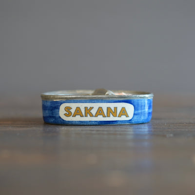 Blue Sardine Mascot Tin #OKA8C