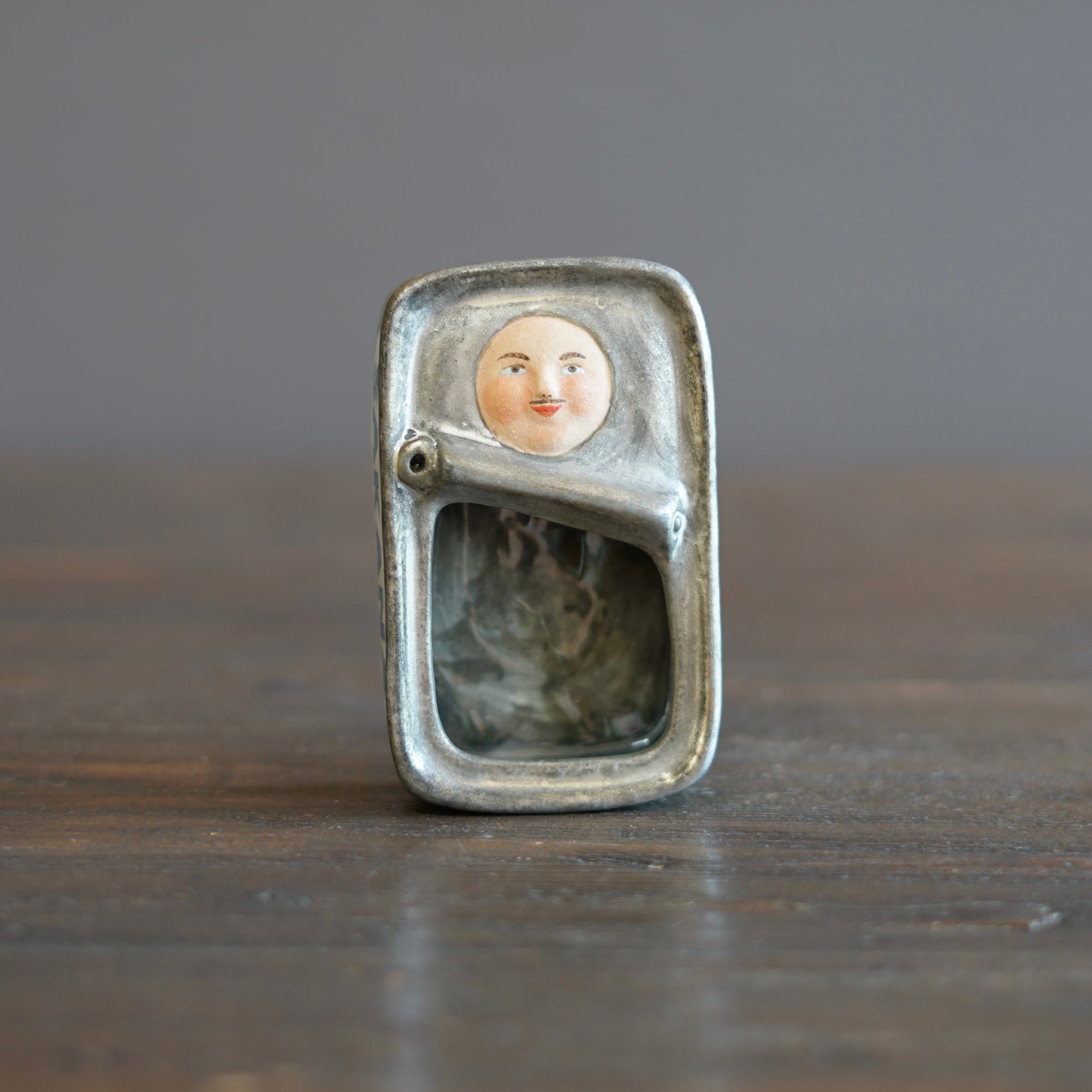 Green Sardine Mascot Tin #OKA8D