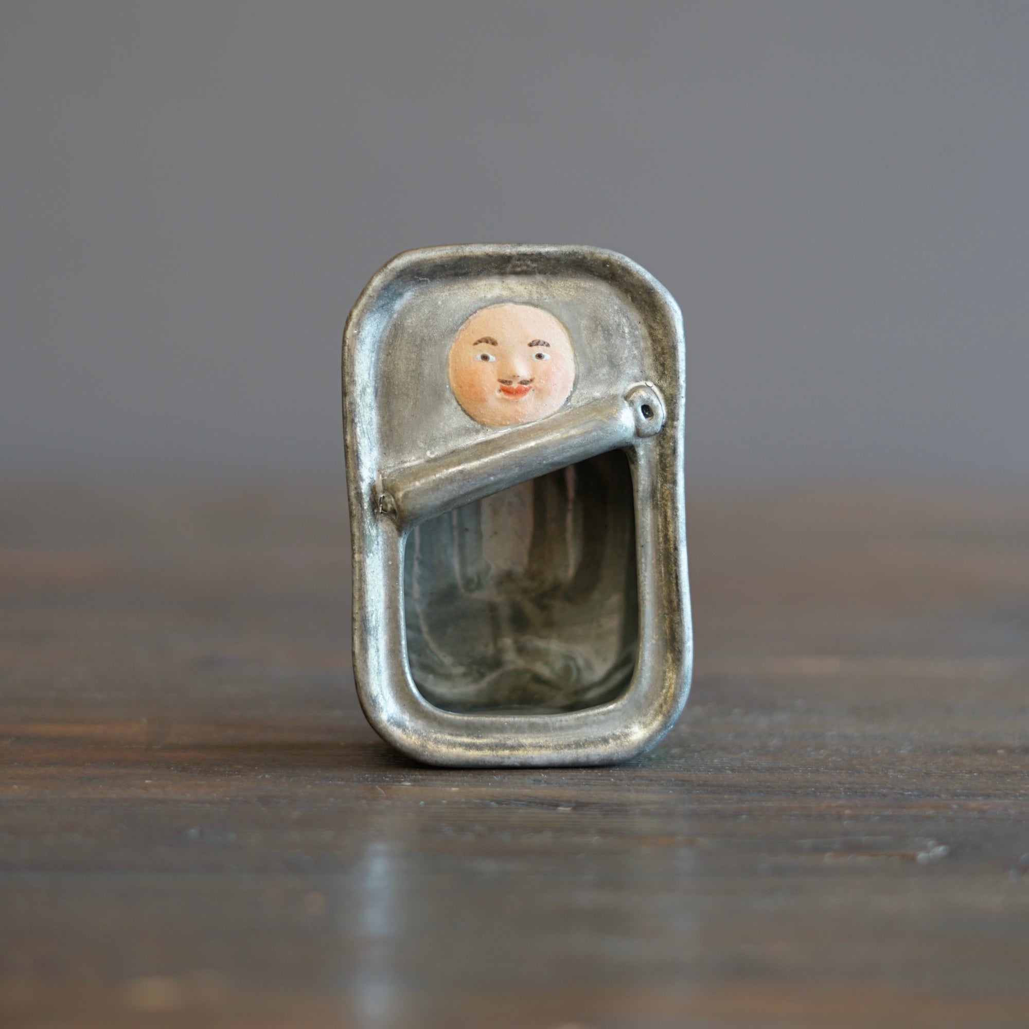 Green Sardine Mascot Tin #OKA8E