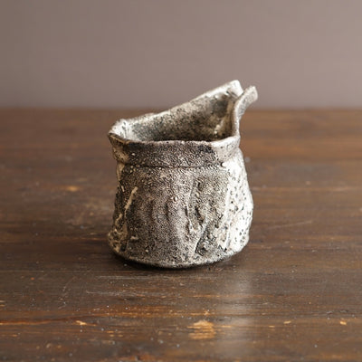 Silver KATAKUCHI Spouted Bowl Sake Server #HT50