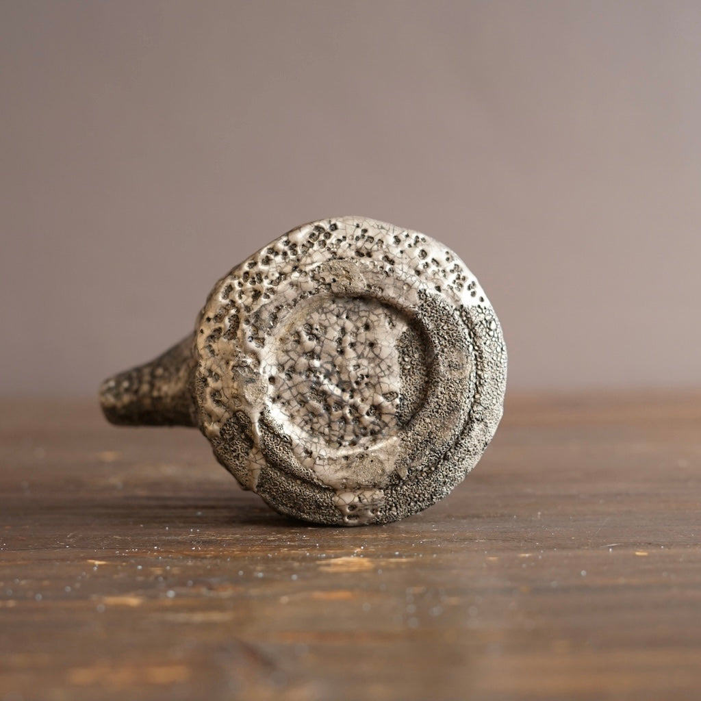 Silver KATAKUCHI Spouted Bowl Sake Server #HT50