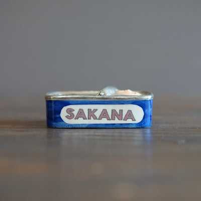 Blue Sardine Mascot Tin #OKA8F