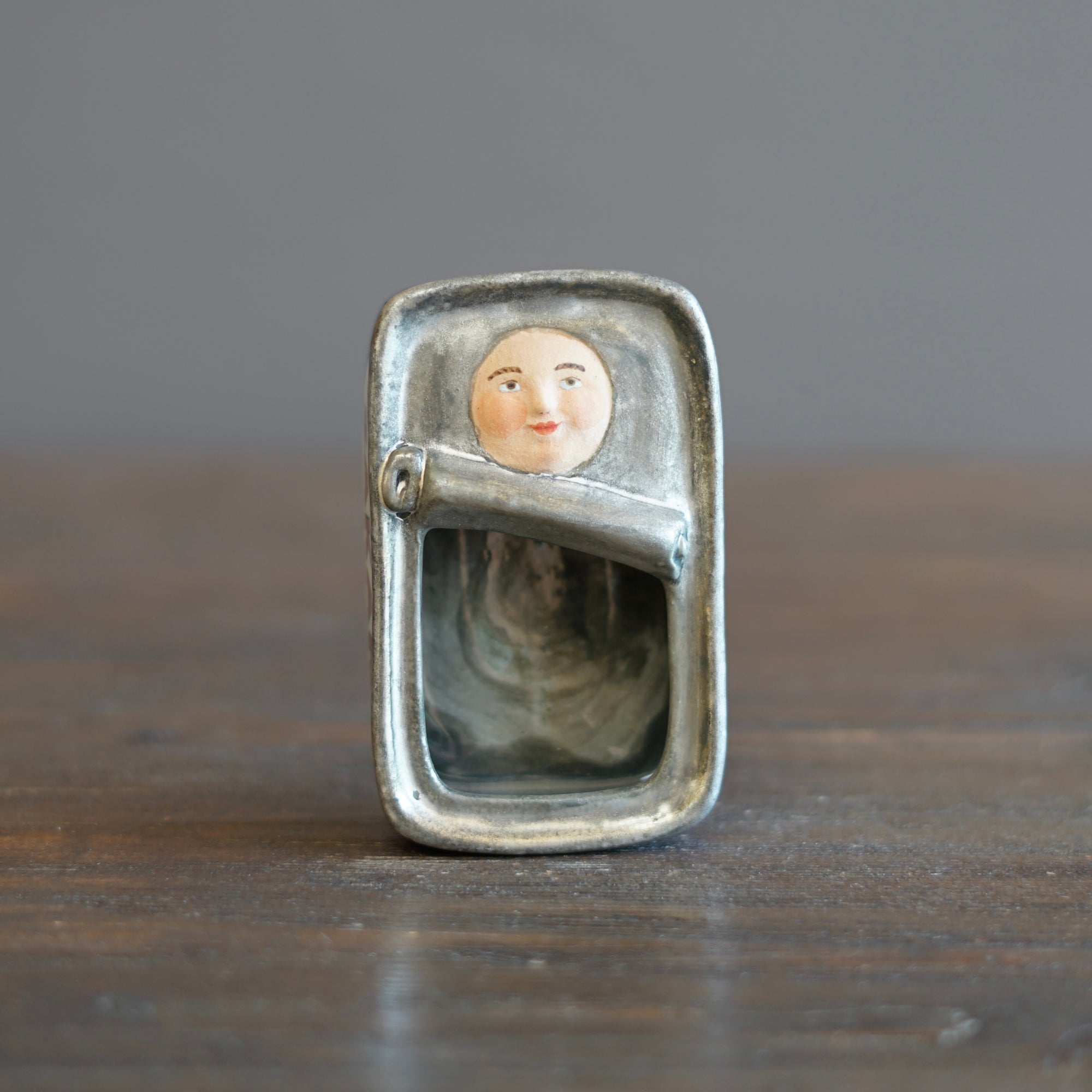 Blue Sardine Mascot Tin #OKA8F