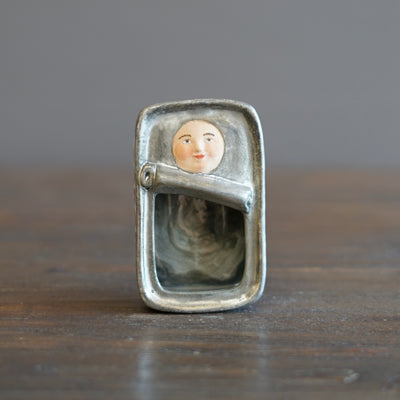 Blue Sardine Mascot Tin #OKA8F