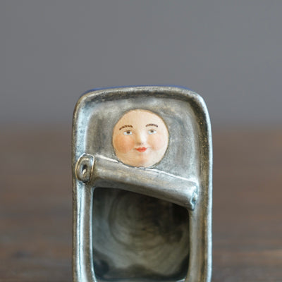 Blue Sardine Mascot Tin #OKA8F
