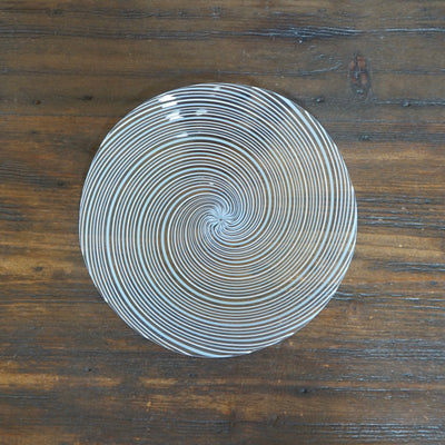 Sky Blue Spiral Plate #U6G