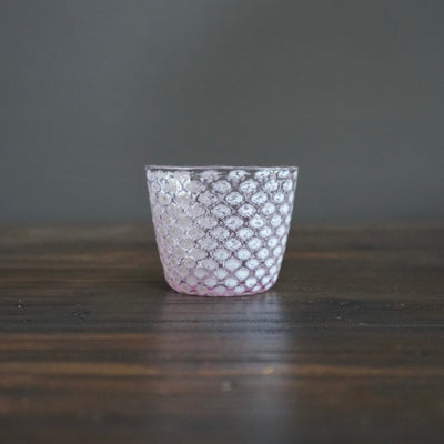 Marine Snow Pink Murrini Tumbler #MM3D