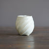 Silver Luster Twisted YUNOMI Tea Cup #OMT118D