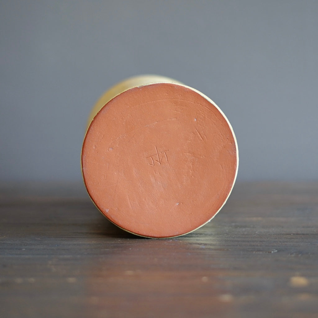 Yellow / Orange Column Vase #JT396B