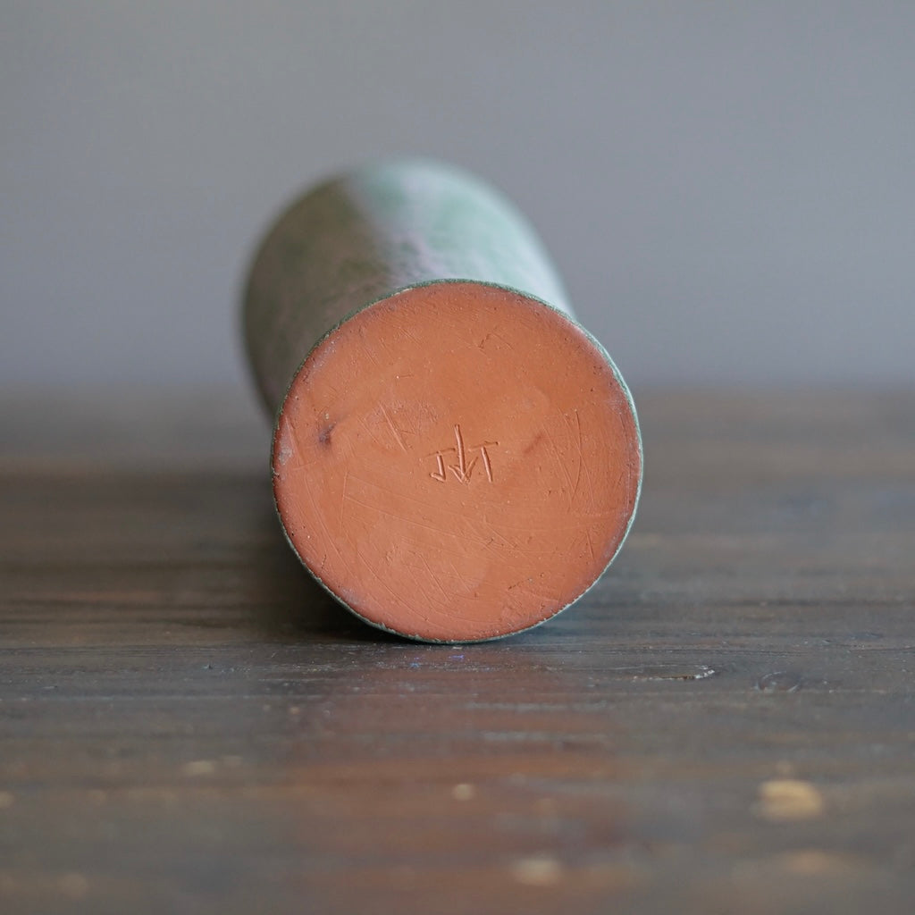 Green / Blue Flower Vase #JT394B