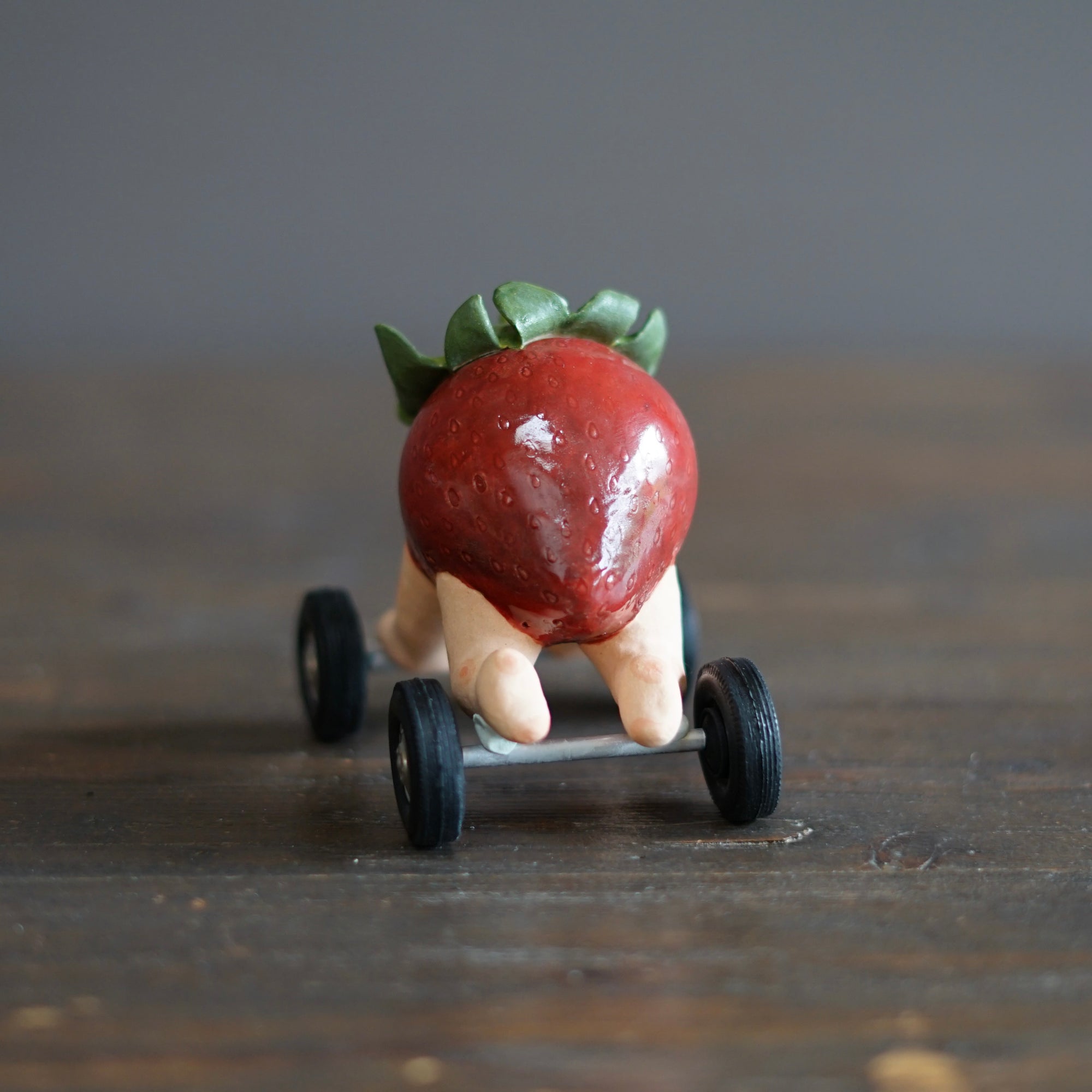 Strawberry Mascot Four Wheeler #OKA7