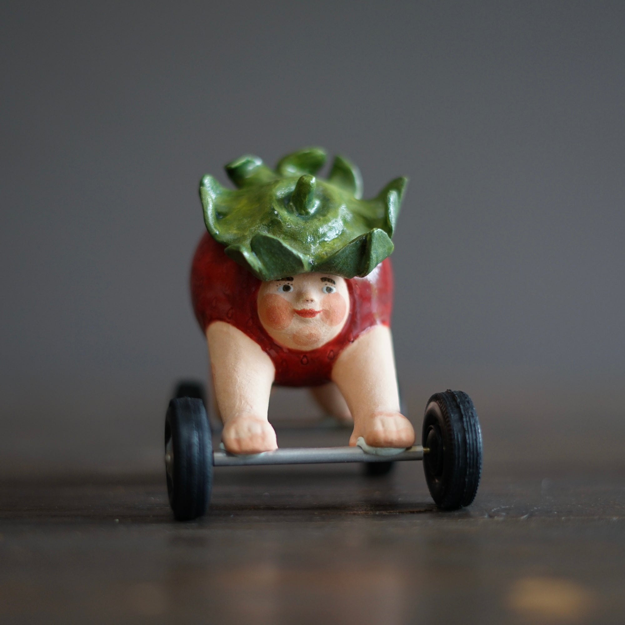 Strawberry Mascot Four Wheeler #OKA7