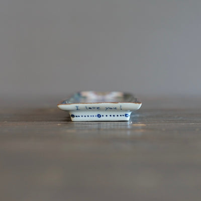 Peony King's Garden Oblong Plate #Ki75C