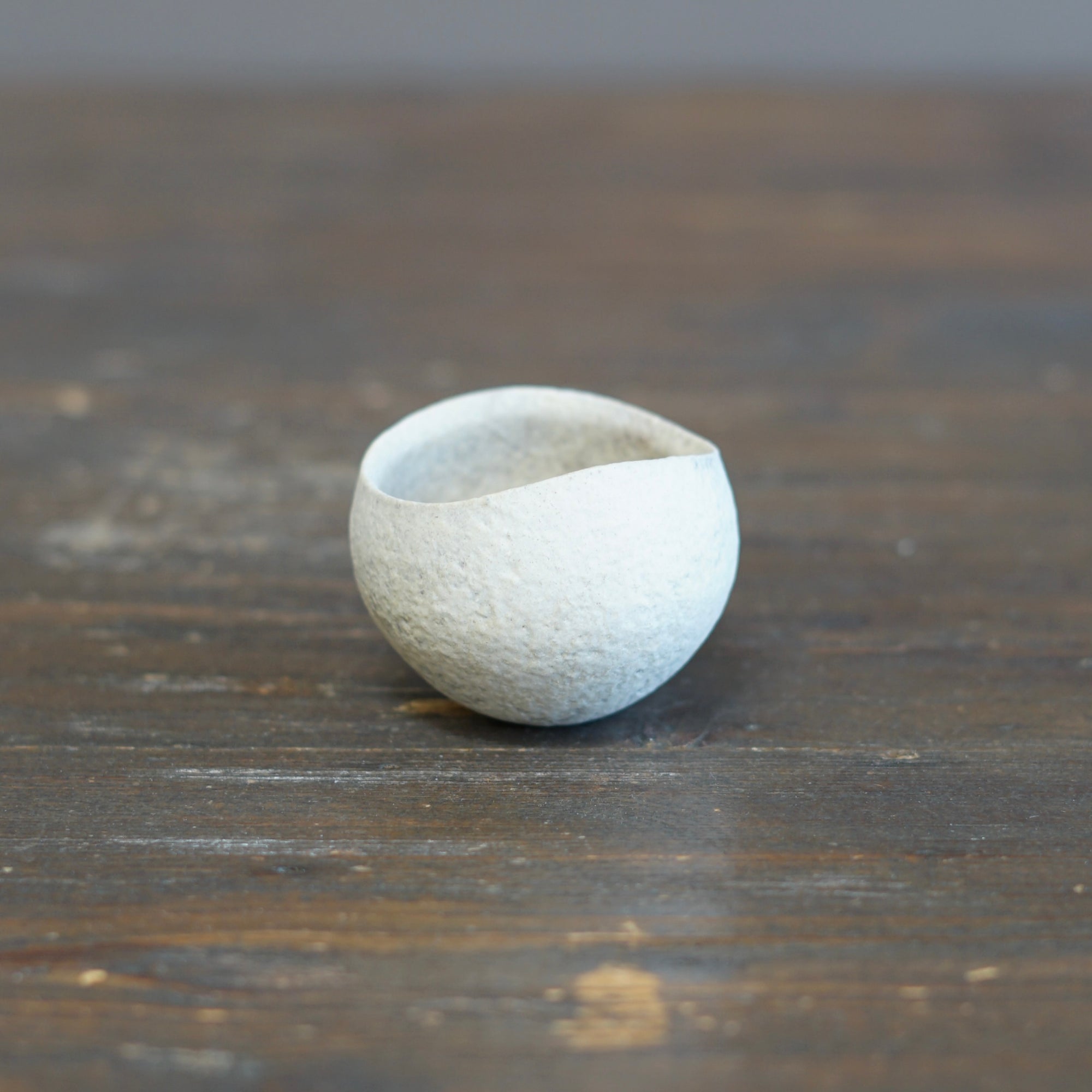 White GUINOMI Sake Cup #ZP1730