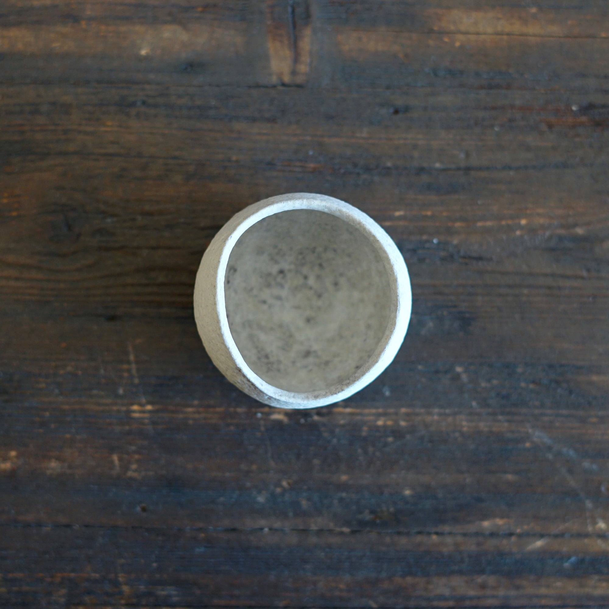 White GUINOMI Sake Cup #ZP1730