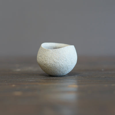White GUINOMI Sake Cup #ZP1731