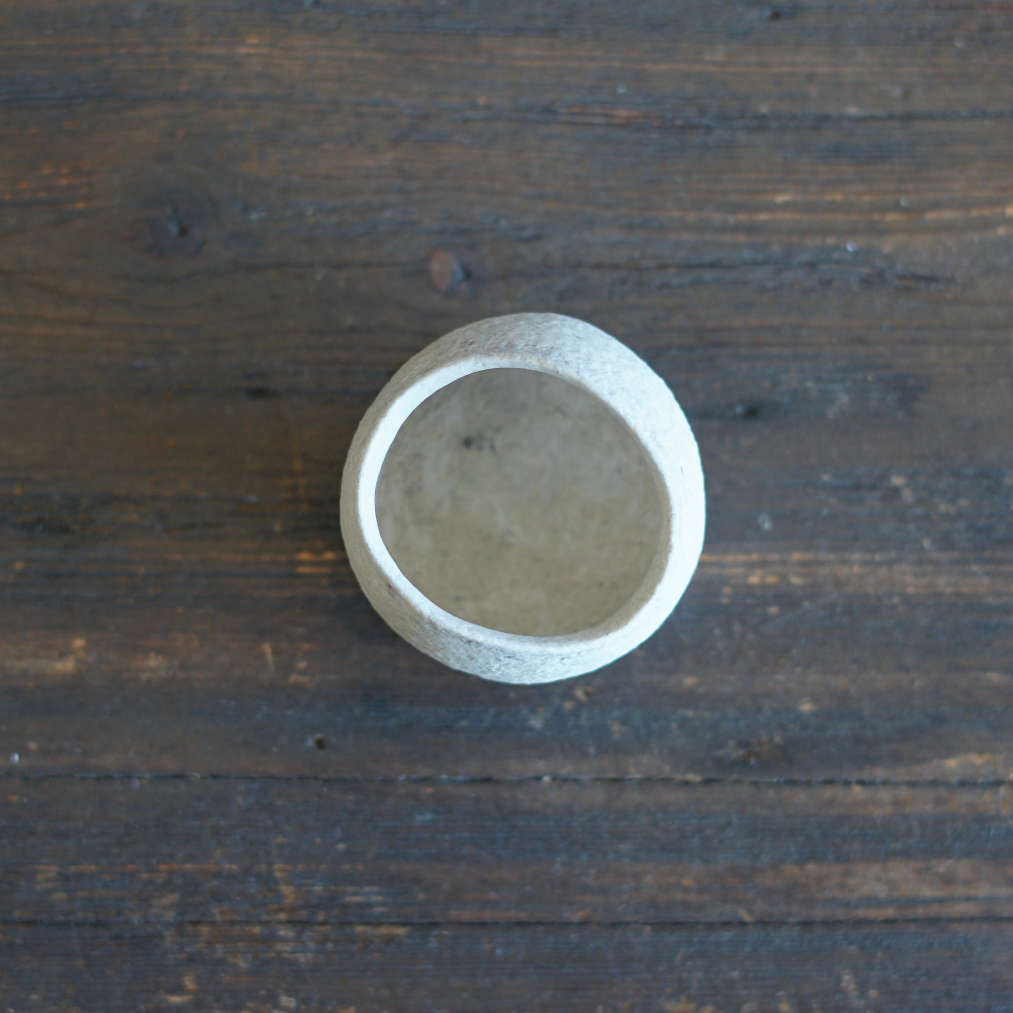 White GUINOMI Sake Cup #ZP1733