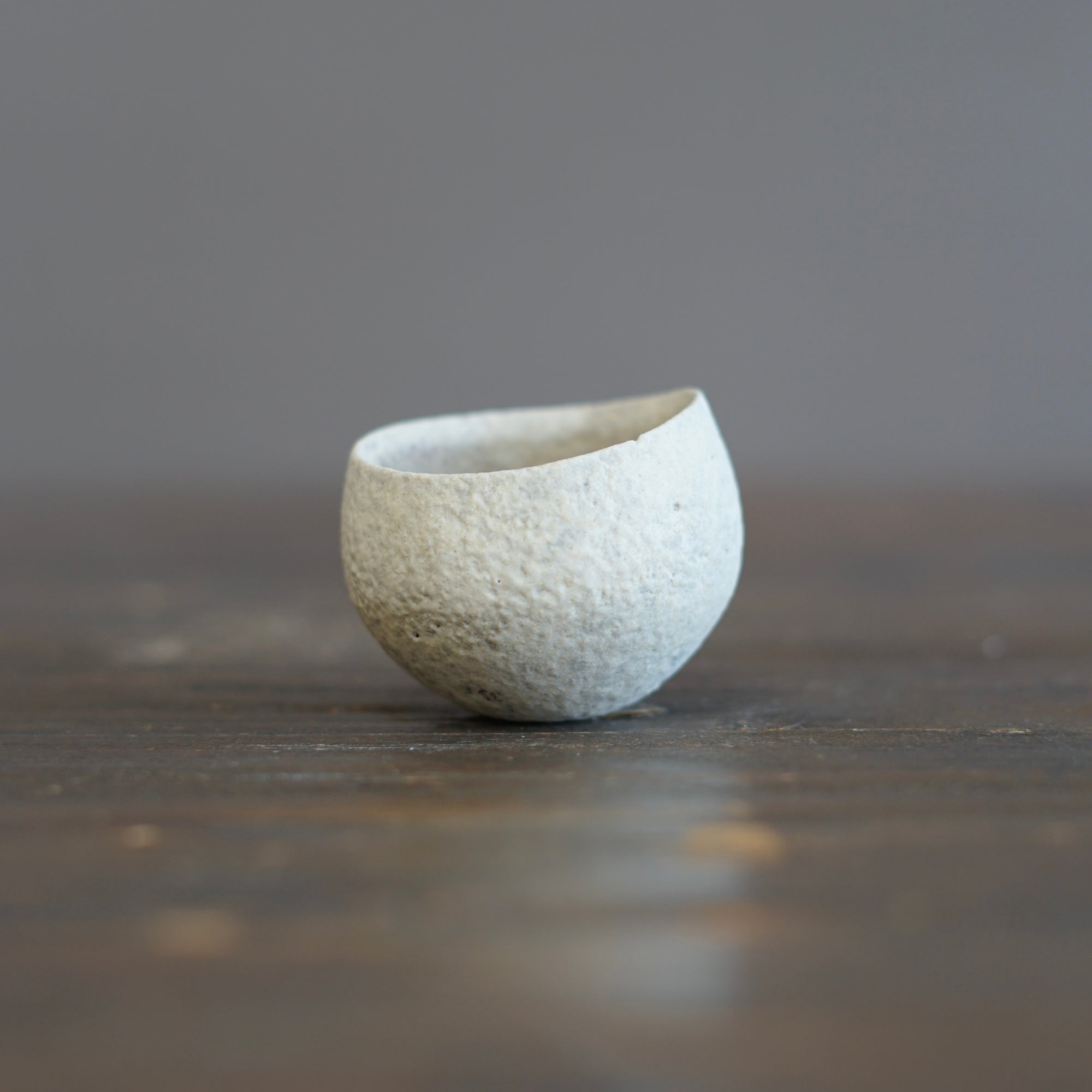 White GUINOMI Sake Cup #ZP1735
