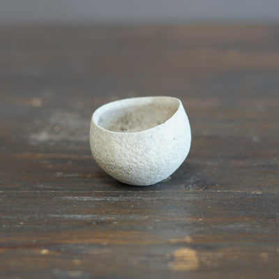 White GUINOMI Sake Cup #ZP1735
