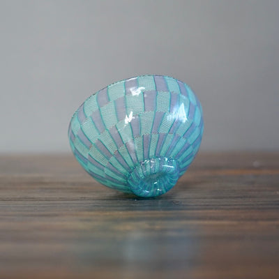 "AJISAI" Lace Glass Tea Ceremony Bowl #U17A