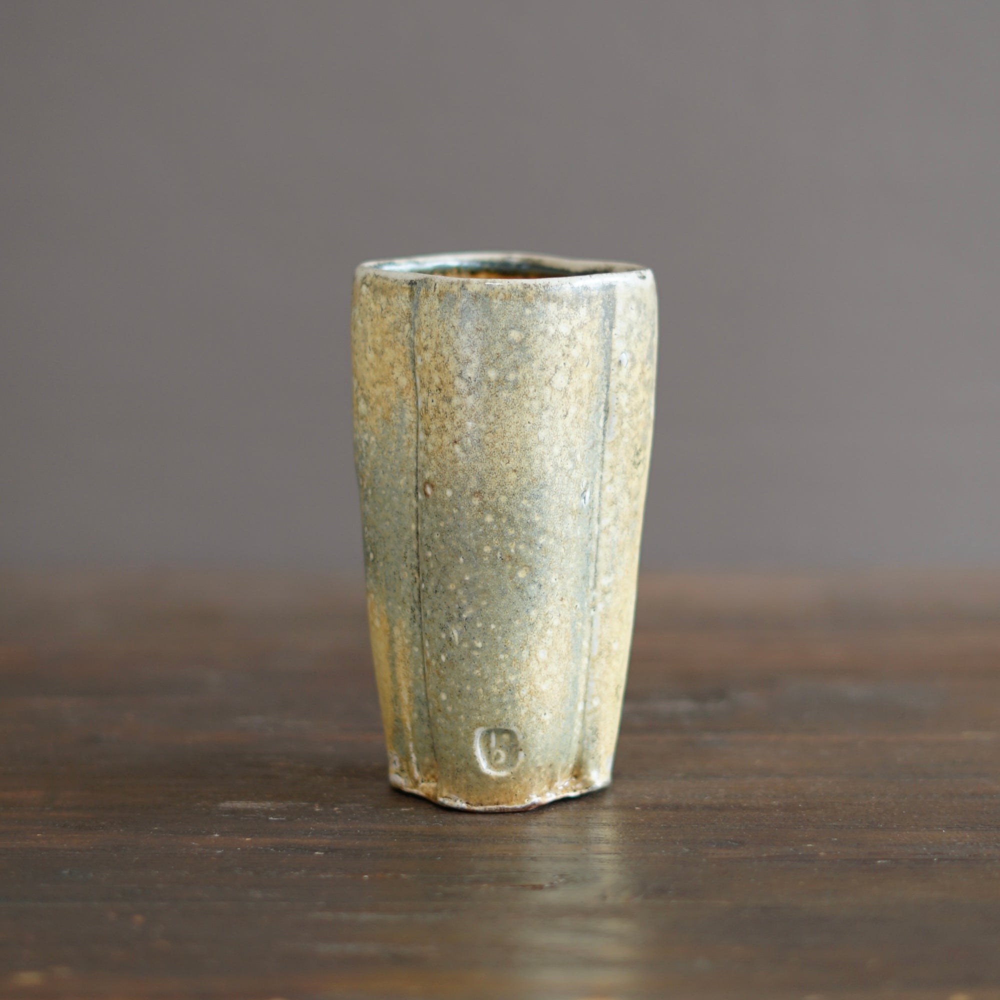 Wood Fired Flower Vase #BC70A
