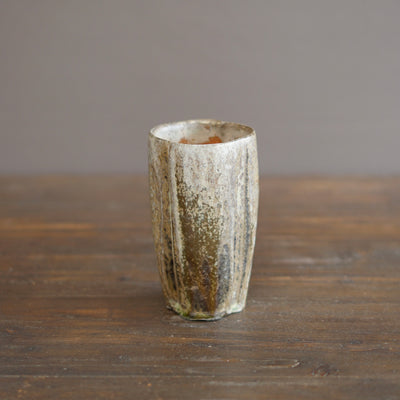 Wood Fired Flower Vase #BC70B