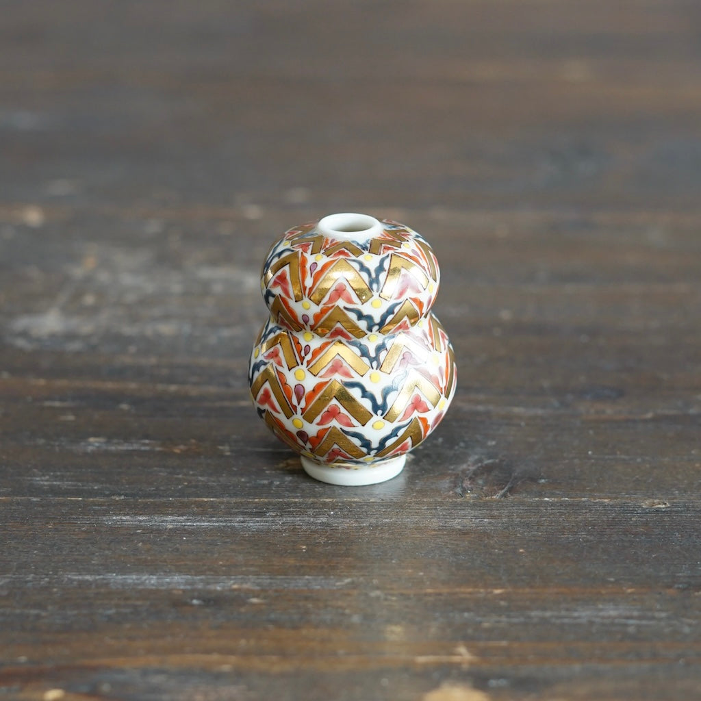 Hand Painted Geometry mini pot #SR01