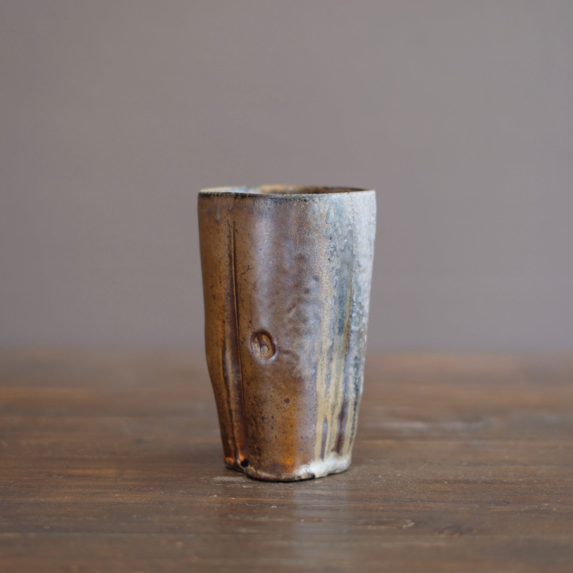 Wood Fired Flower Vase #BC70D