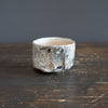 MASHIRA White RAKU SHINOGI Tea Ceremony Bowl #AN37