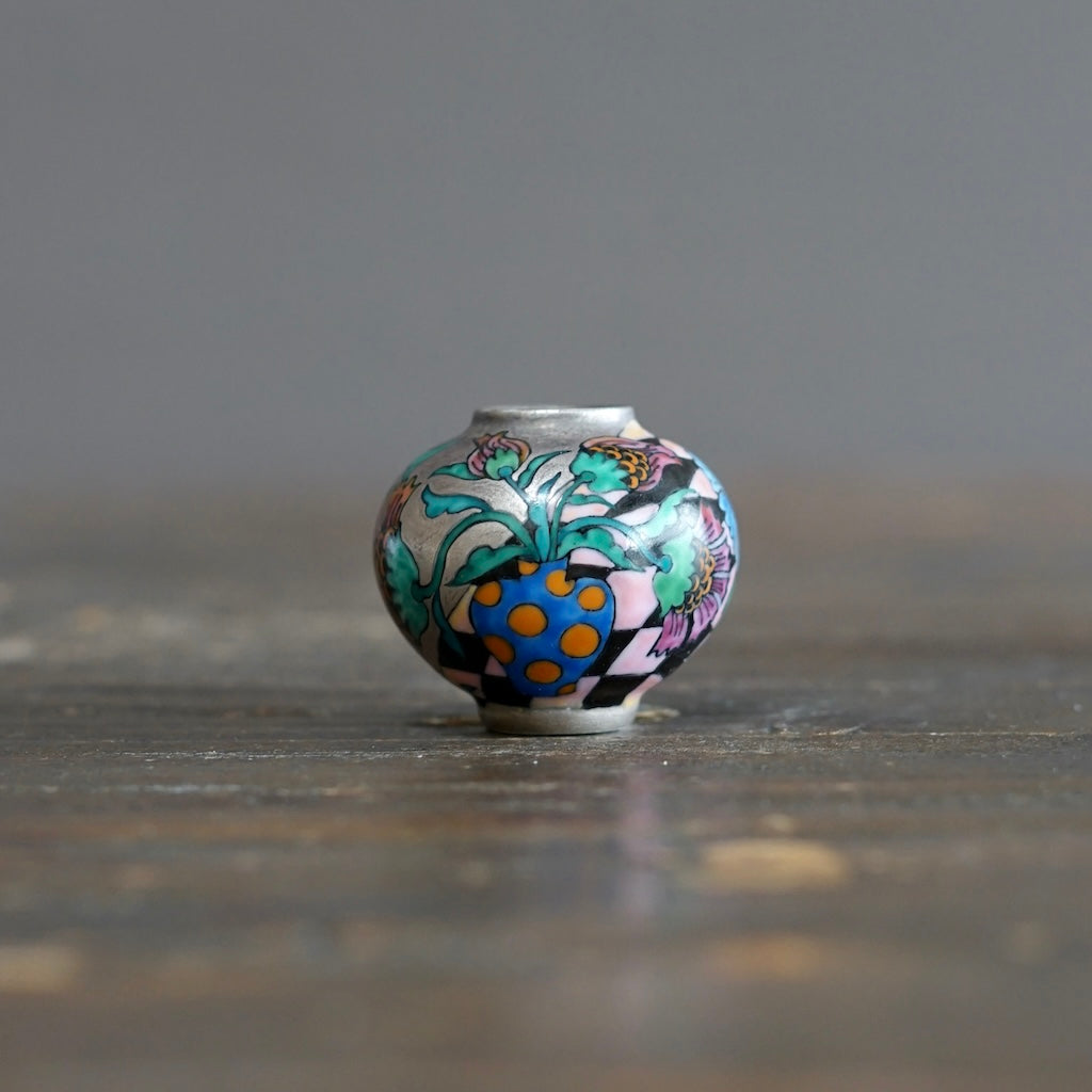 Abstract Garden mini pot #SR05