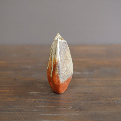 Wood Fired Arrow Flower Vase #BC69D