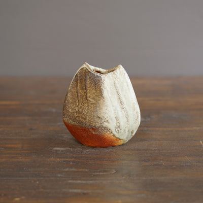 Wood Fired Arrow Flower Vase #BC69D