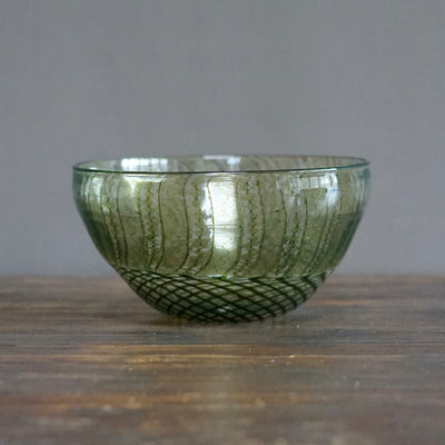 Large Lace Glass Incalmo Bowl #U13