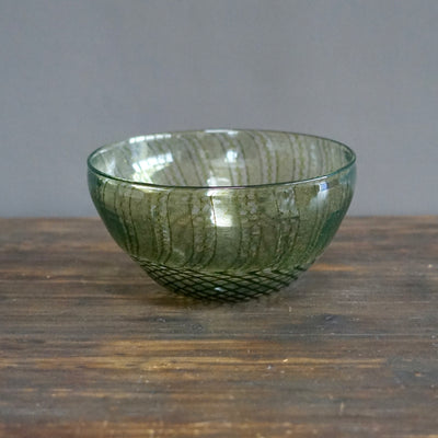 Large Lace Glass Incalmo Bowl #U13