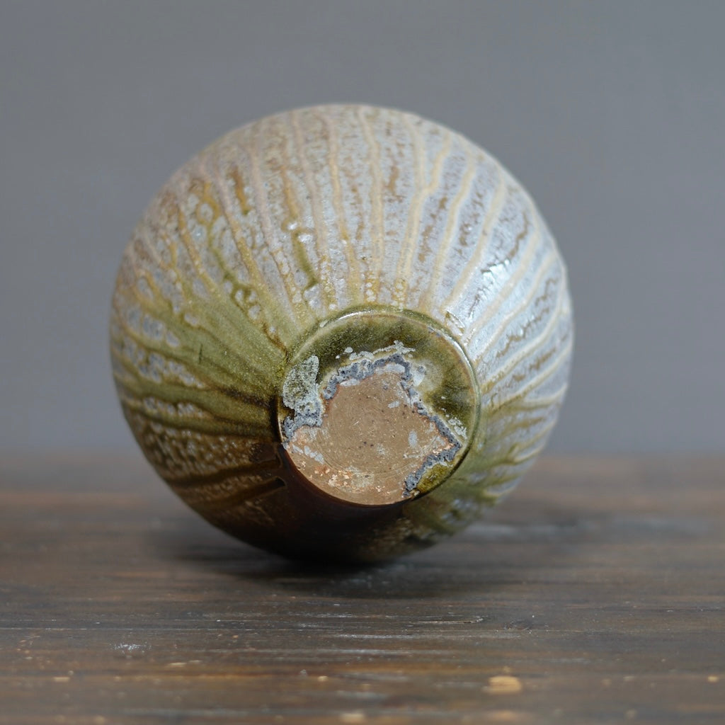 "Happy Accidents" Wood Fired Jar #SY526