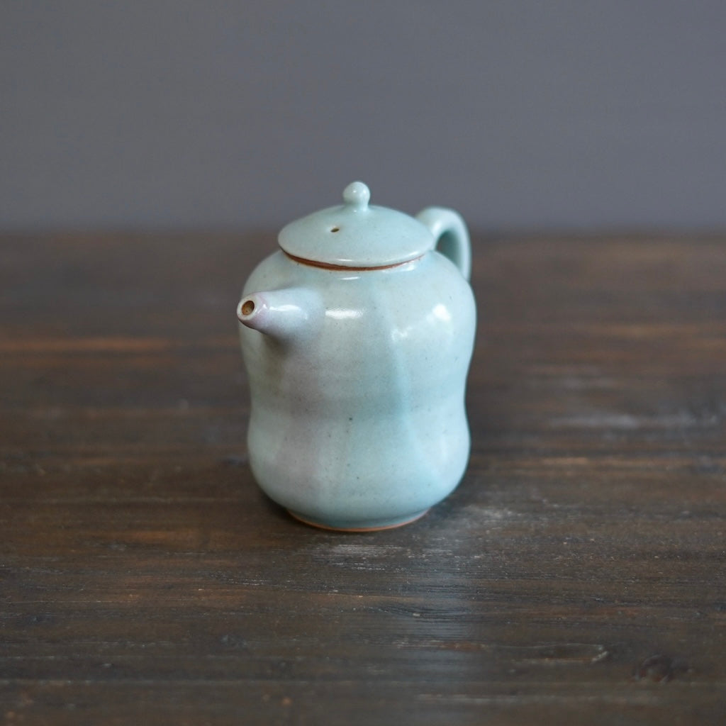 Tall Celadon Teapot #OZP11