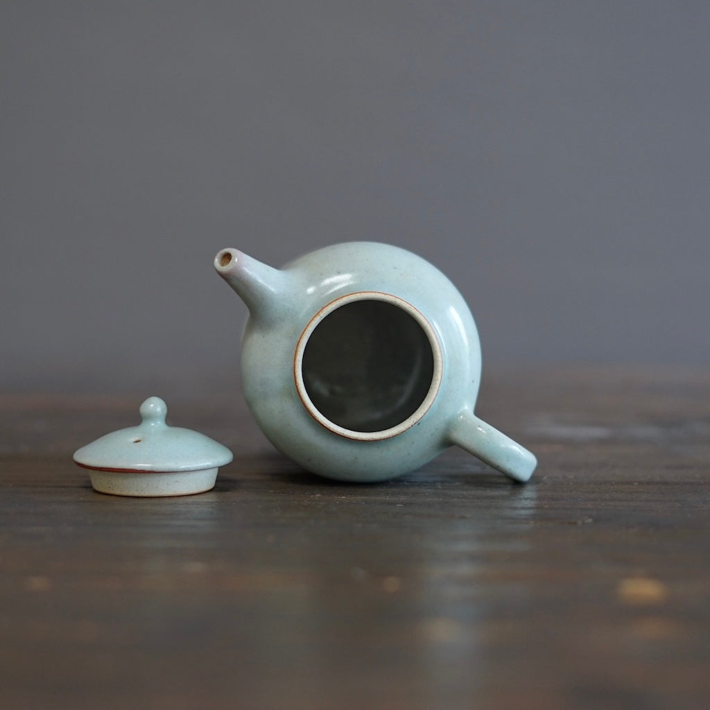 Tall Celadon Teapot #OZP11