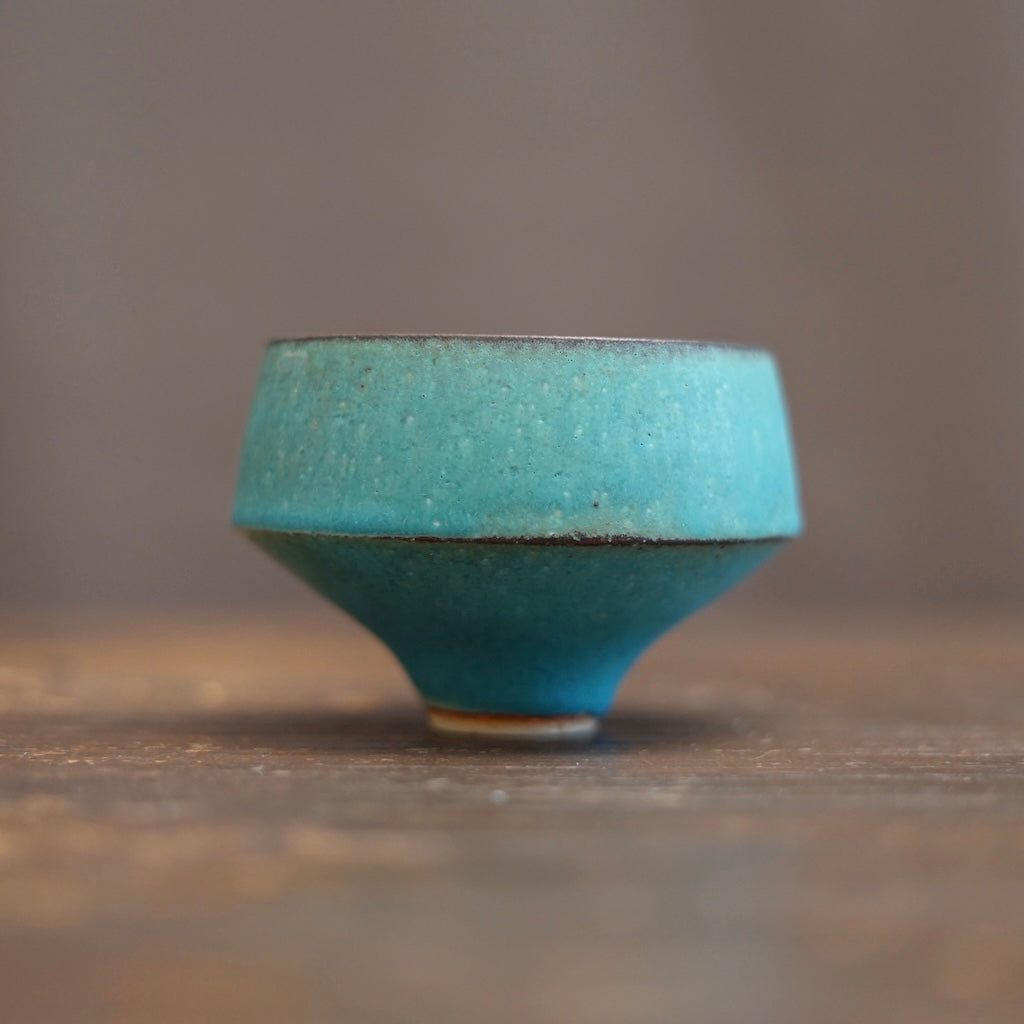 Turquoise Blue One Off Matcha Bowl #MS16B