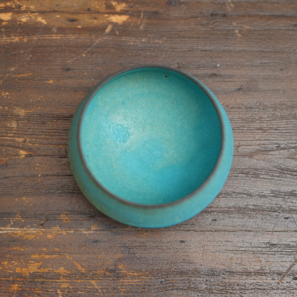 Turquoise Blue One Off Matcha Bowl #MS16C