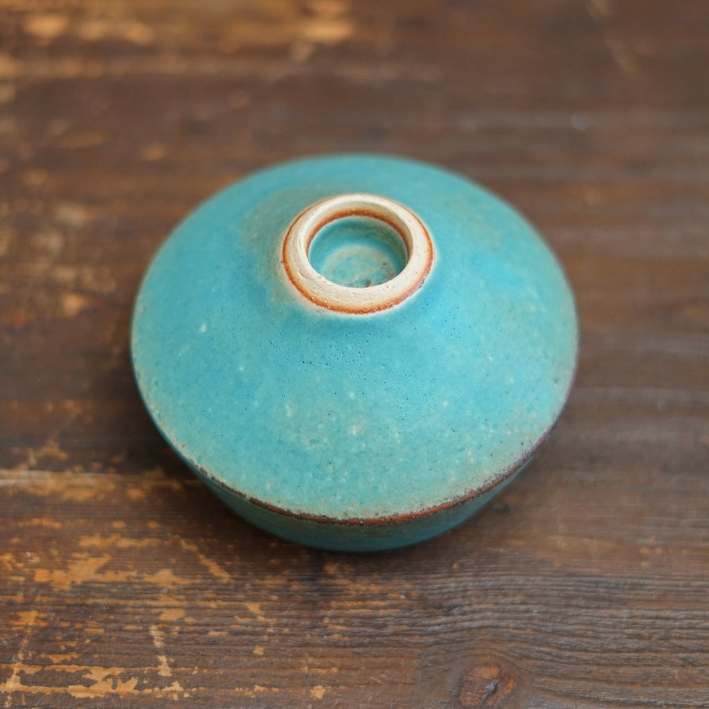 Turquoise Blue One Off Matcha Bowl #MS16C