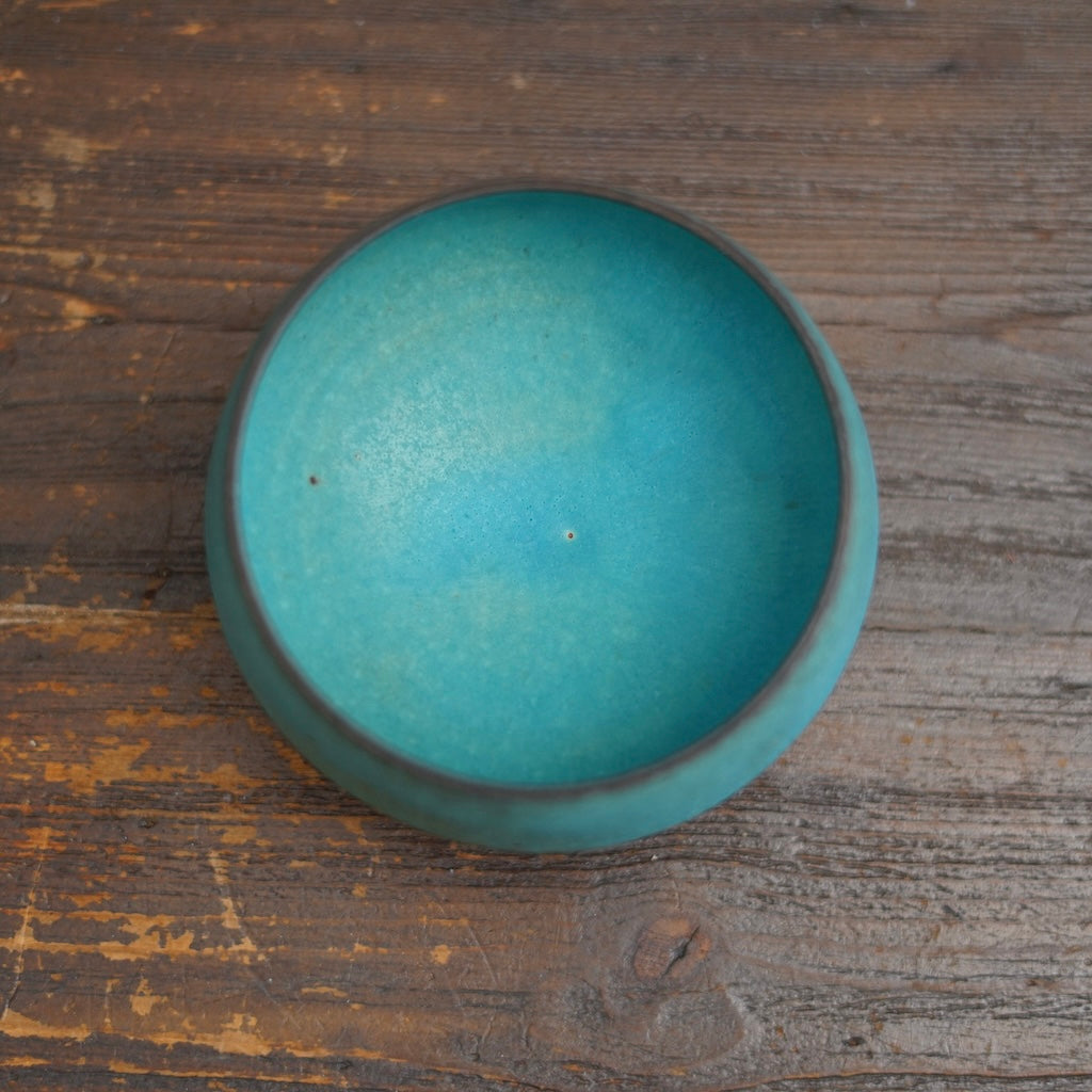 Turquoise Blue One Off Matcha Bowl #MS16F