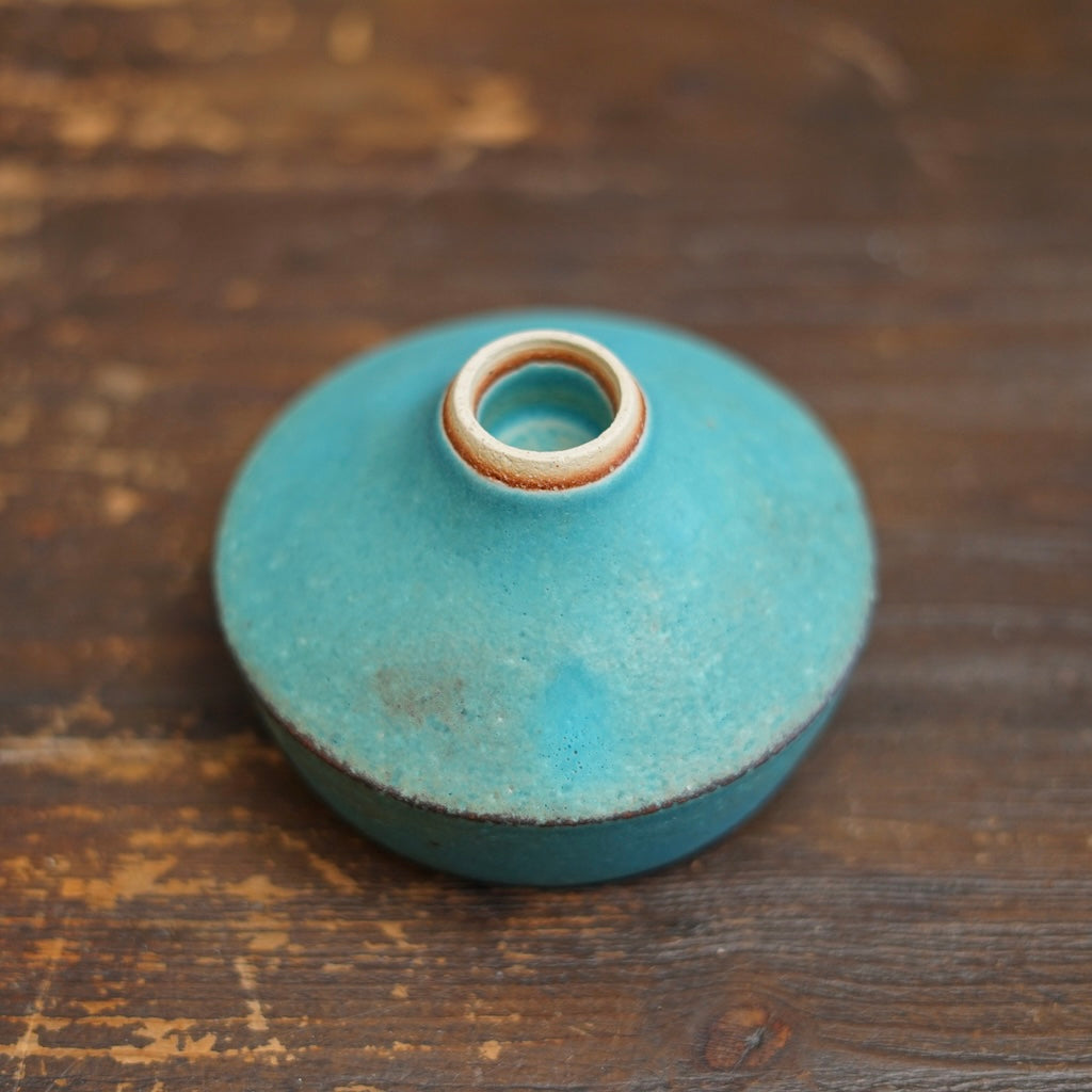 Turquoise Blue One Off Matcha Bowl #MS16F