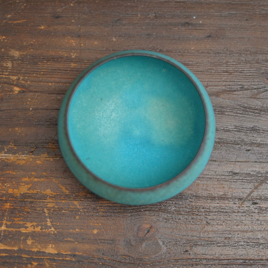 Turquoise Blue One Off Matcha Bowl #MS16G