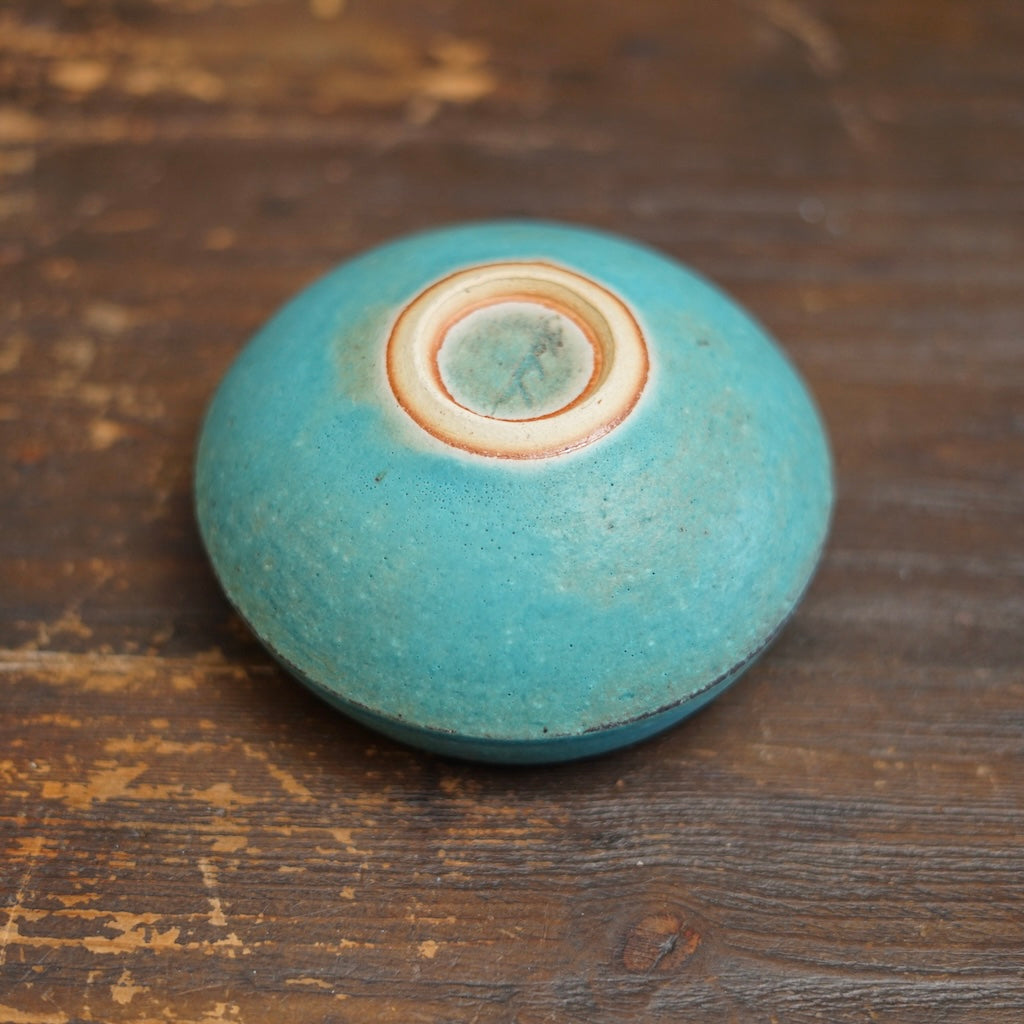 Turquoise Blue One Off Matcha Bowl #MS16G